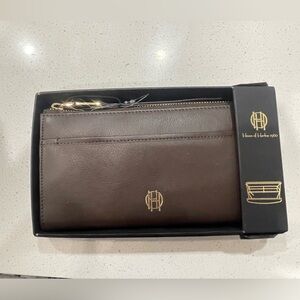 House of Harlow leather wristlet